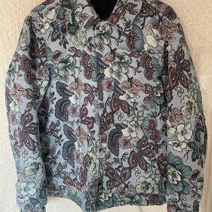 Zara Men Floral Jacquard Jacket